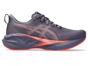 running for a way to stay motivated Asics | Novablast 5 | Women's | Greyish Purple/Coral Reef