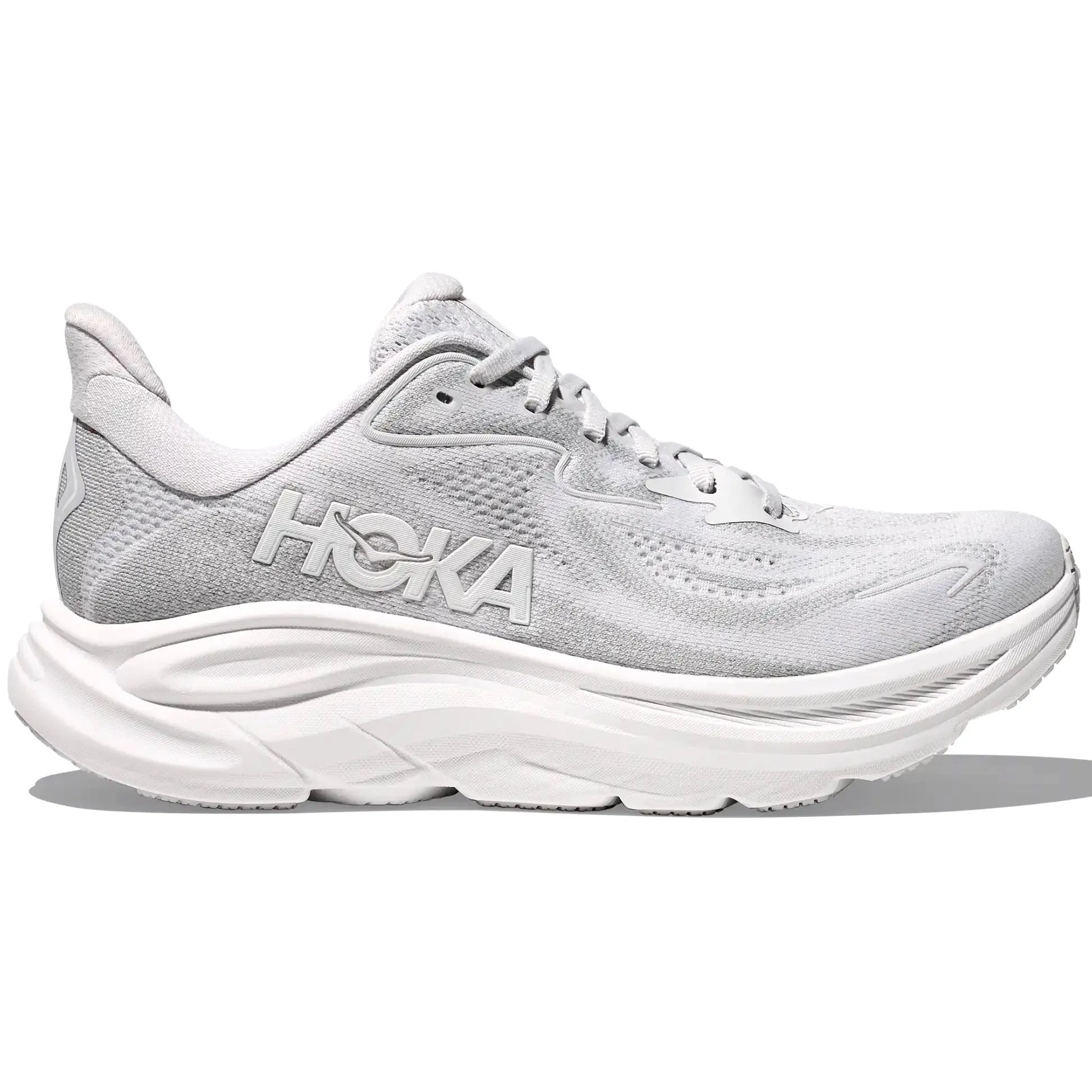 Women's Clifton 10 Running Shoes Cosmic Grey / Stardust Lightweight Durable Build