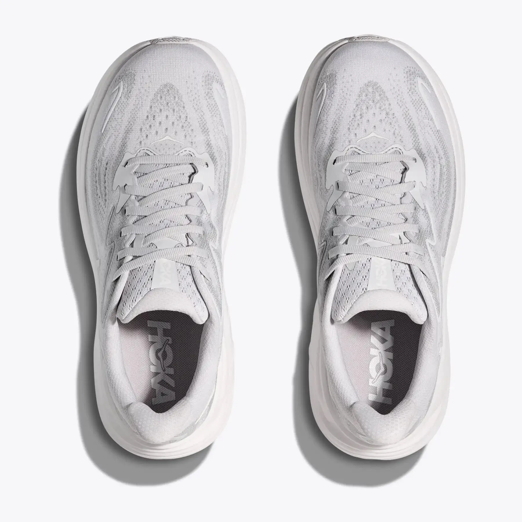 Bright Color Rolling Motion Design Women's Clifton 10 Running Shoes Cosmic Grey / Stardust