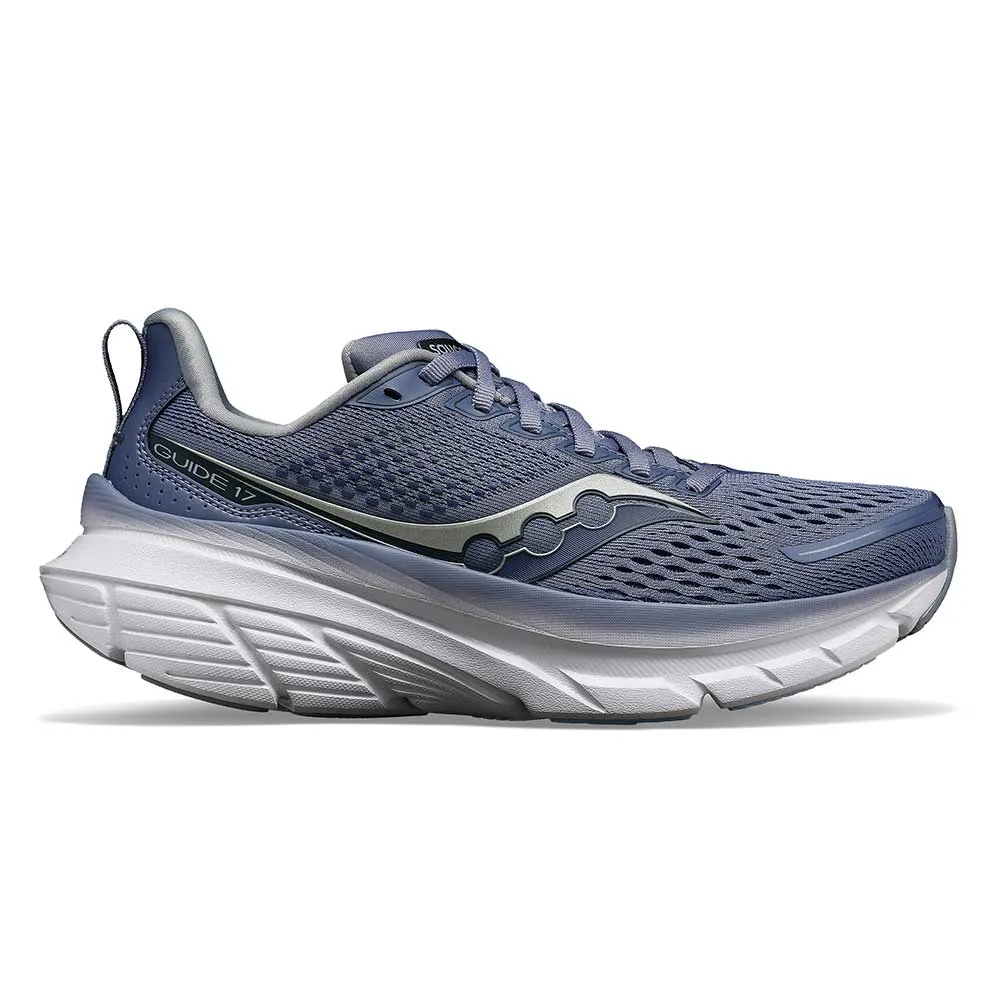 Women's Guide 17 Running Shoe - Iris - Regular (B) Hyper Durable Outsole Compound Asymmetric Lacing Tech