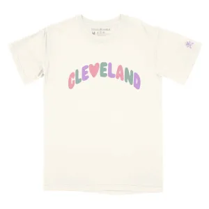 print design Cleveland Heart Arch - Mens/Unisex Crew T-Shirt