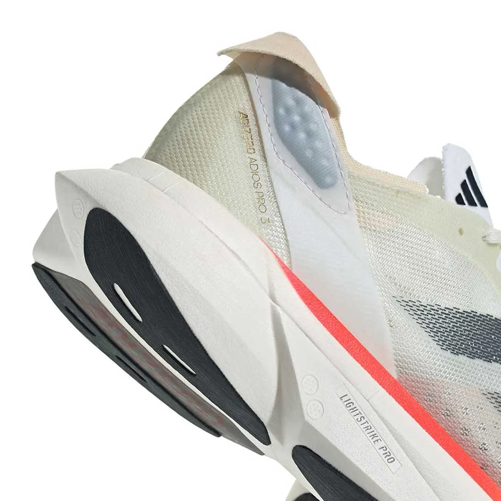 Women's Adizero Adios Pro 3 Running Shoe - Ivory/Ironmt/Crysan - Regular (B) professional - use shoes