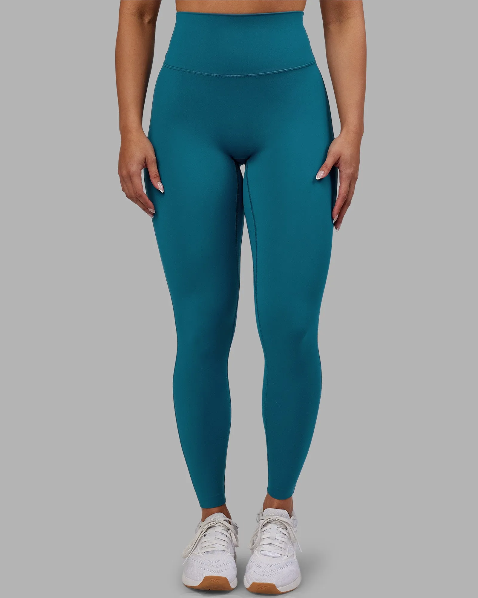 Elixir Ultra High-Rise Full Length Legging - Blue Coral Flexible Layers