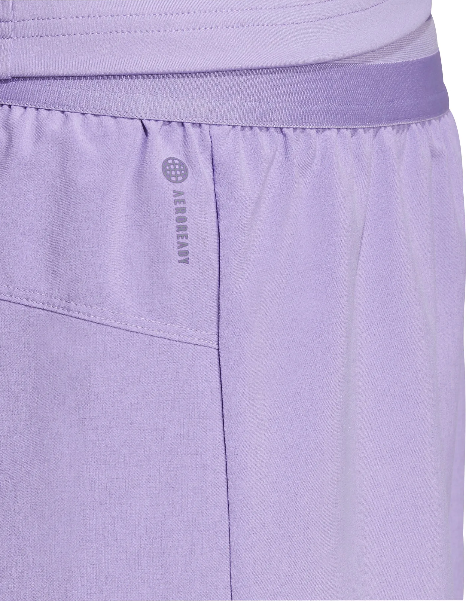 adidas Hyperglam Pacer Womens Training Shorts - Purple Relaxed fit style Flexible Comfort