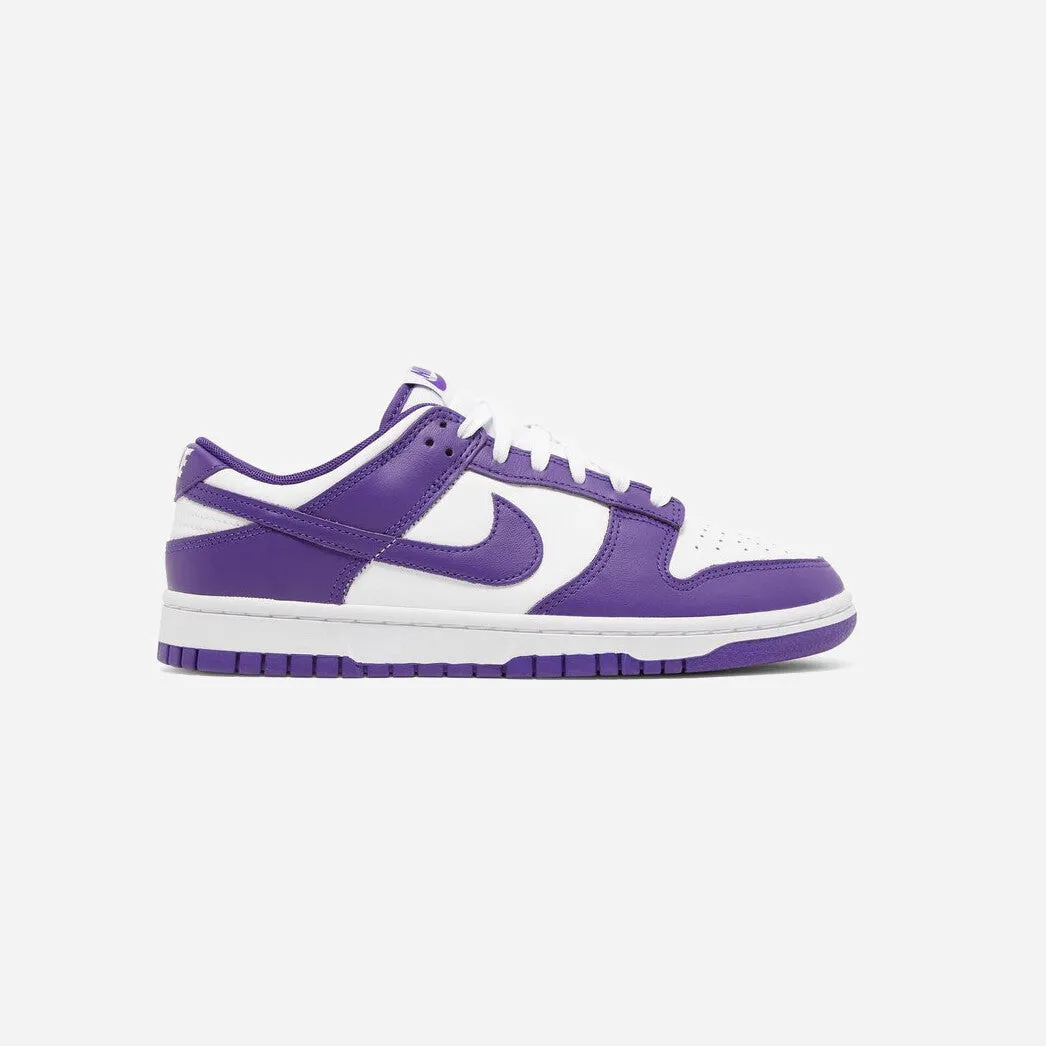 Nike Dunk Low Championship Court Purple Minimal Detail
