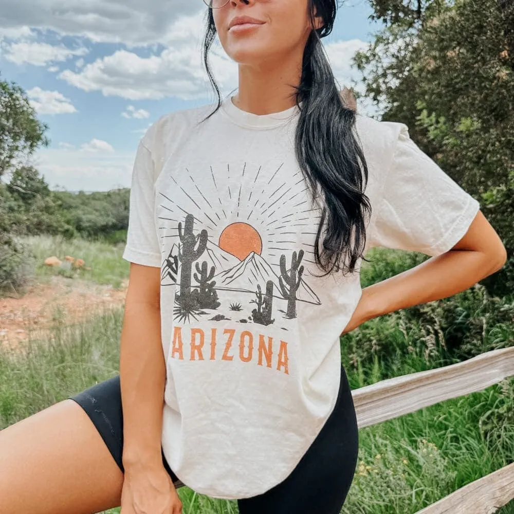 Breezy Comfort Arizona Sunset Tee