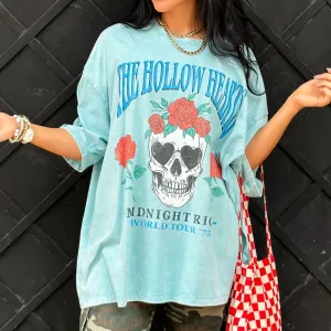 Summer cool Hollow Hearts Oversized Tee
