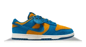 Dunk Low 'Panda-Monium' Court Blue Yellow Ochre Suede School Day