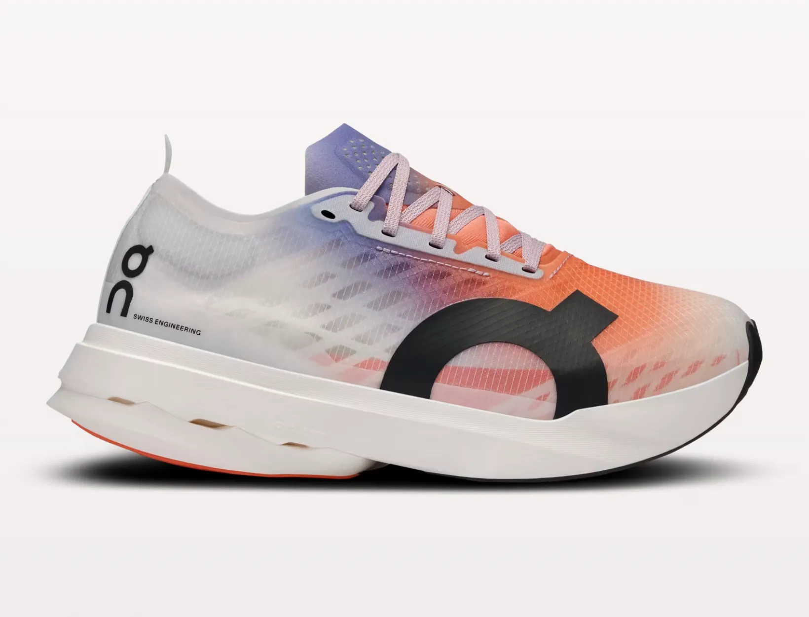 Women's Cloudboom Strike (White/Flame) Stability Wing System