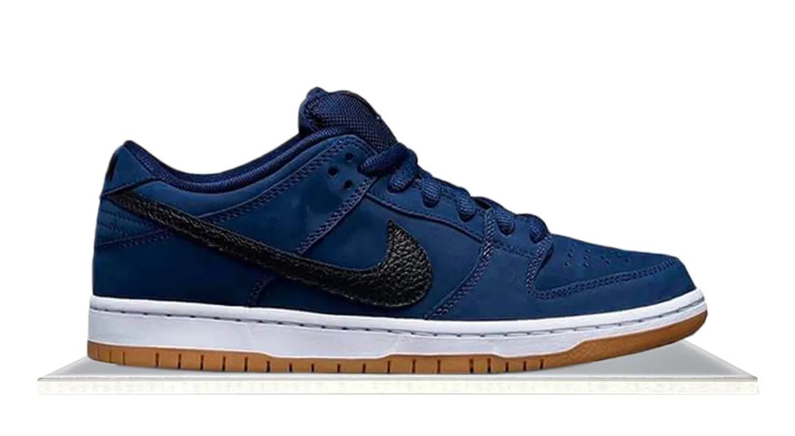 SB Dunk Low Navy Black Gum Comfort Inserts Street Fashioned