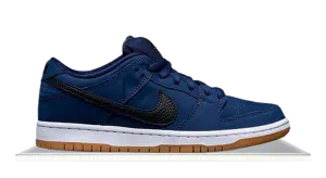 SB Dunk Low Navy Black Gum Comfort Inserts Street Fashioned