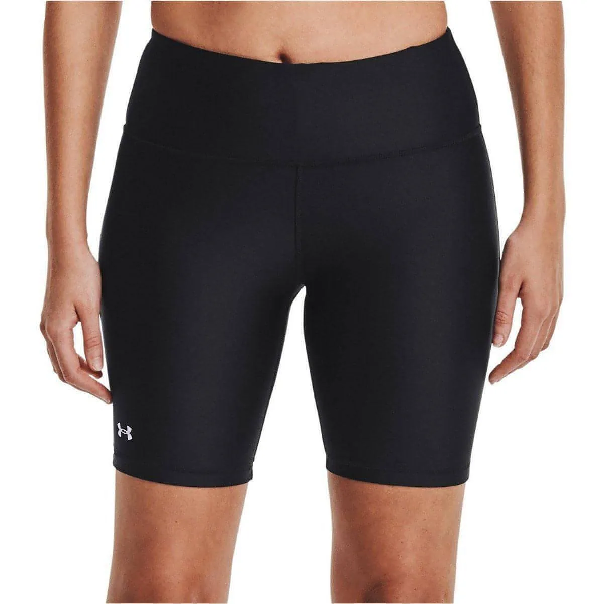 Under Armour HeatGear Armour Womens Short Running Tights - Black printed shorts