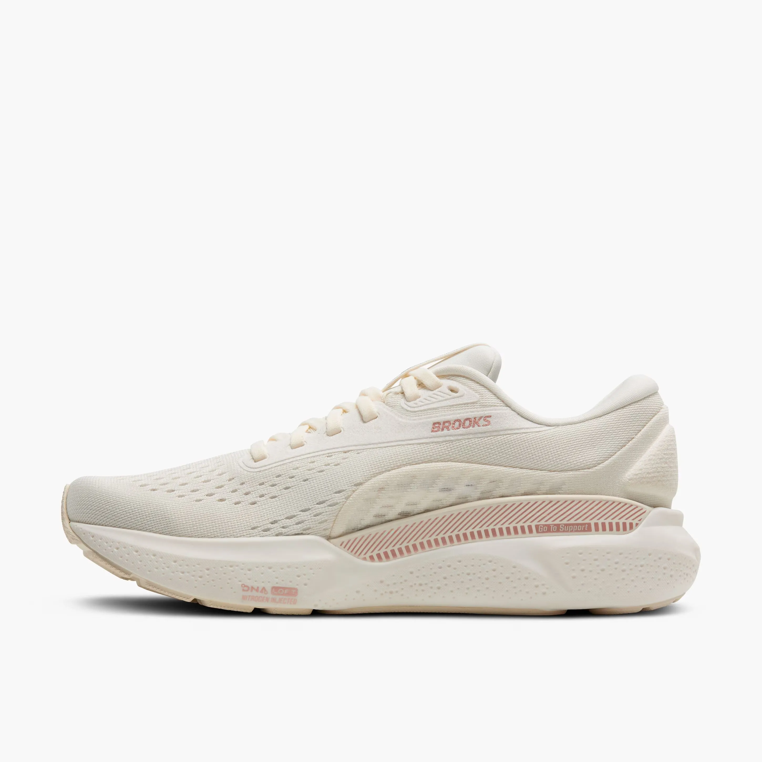 Women's Adrenaline GTS 24 Running Shoes Coconut / Rose Gold / White races comfortable - experience shoes