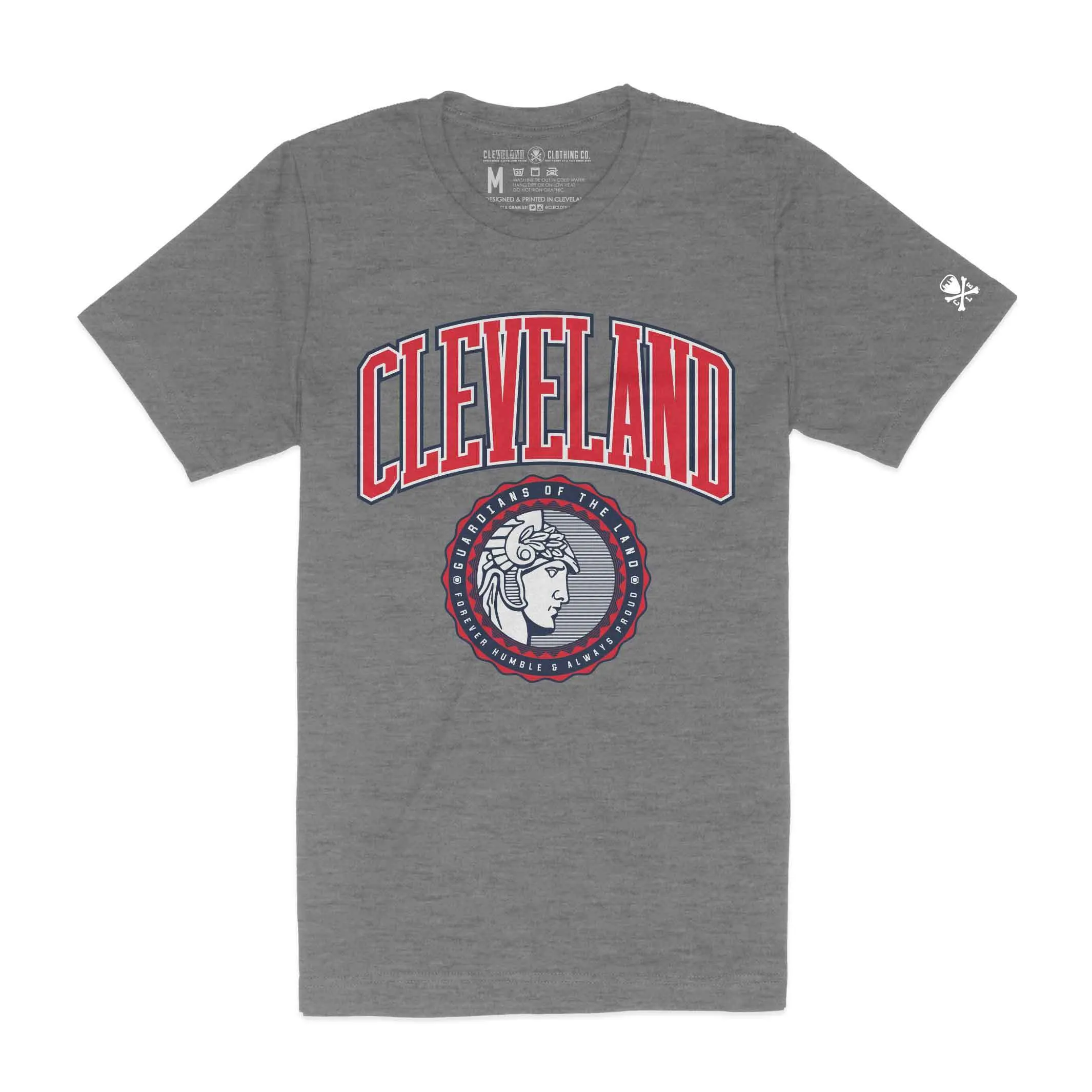 Guardians Of The Land Collegiate Seal - Mens/Unisex Crew T-Shirt Trendy popularity