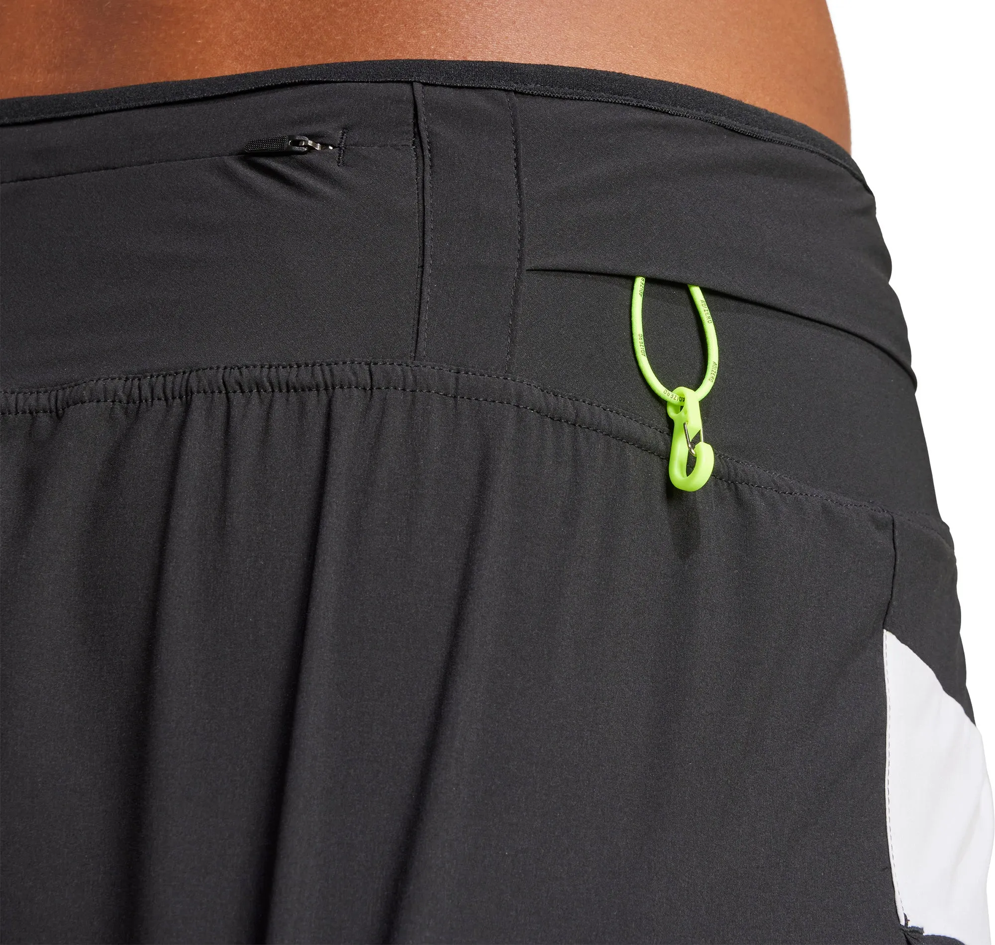 adidas Adizero Archive Gel 3 Inch Mens Running Shorts - Black corduroy shorts Relaxed fit style