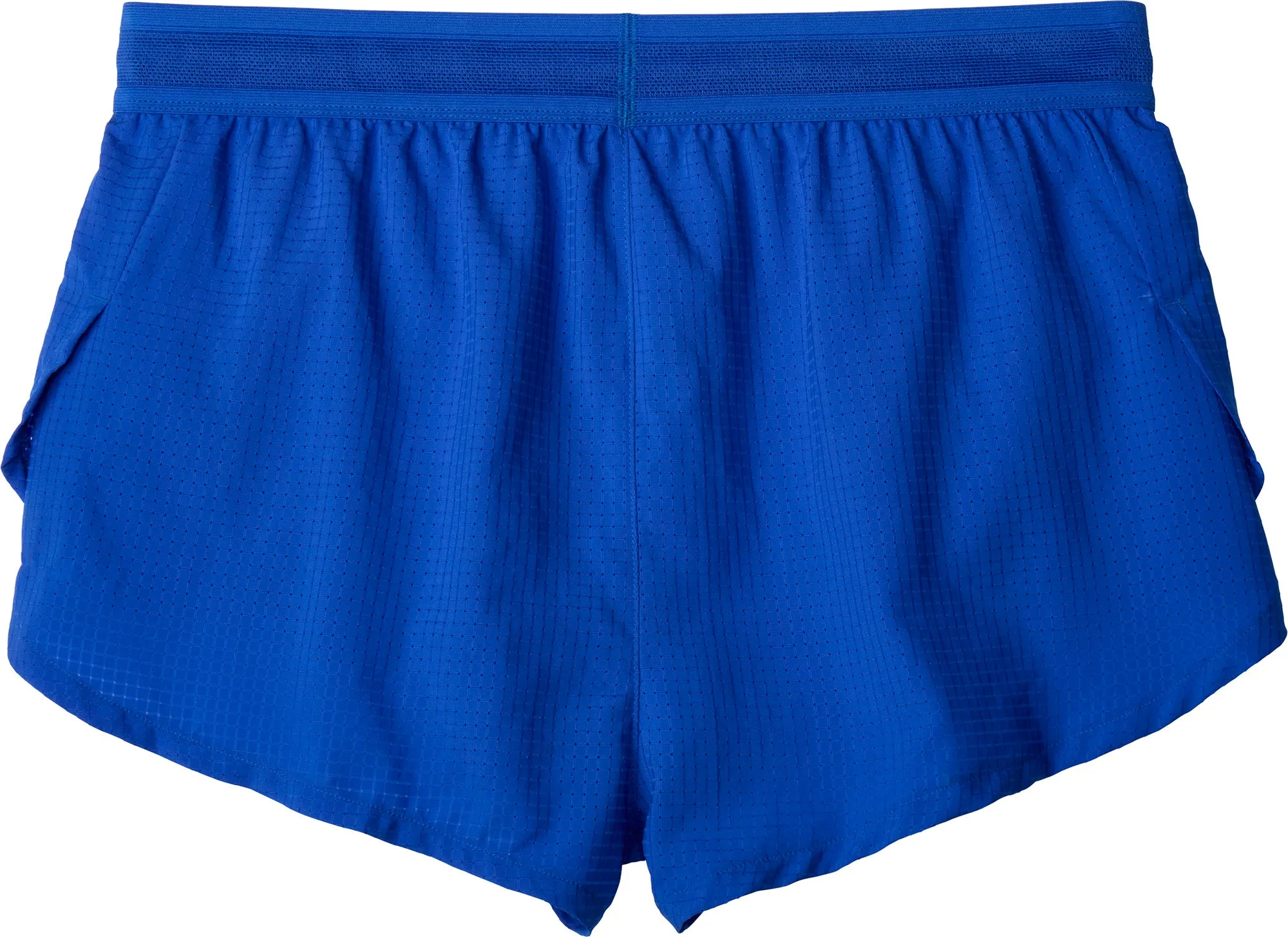 Brooks Elite 2 Inch Split Womens Running Shorts - Blue Breezy Fit Organic Cotton