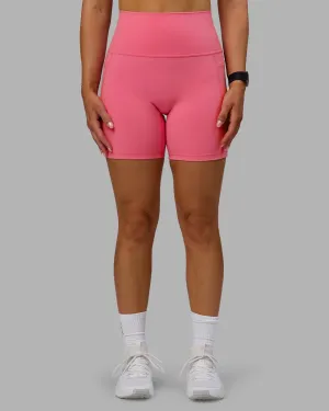 Fusion Ultra High-Rise 6" Short Pockets - Pink Lemonade Thermal Insulation