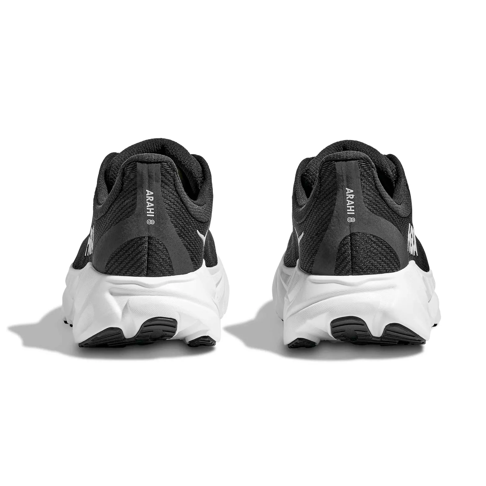 Women's Arahi 8 Running Shoes Black / White ombre - design shoes
