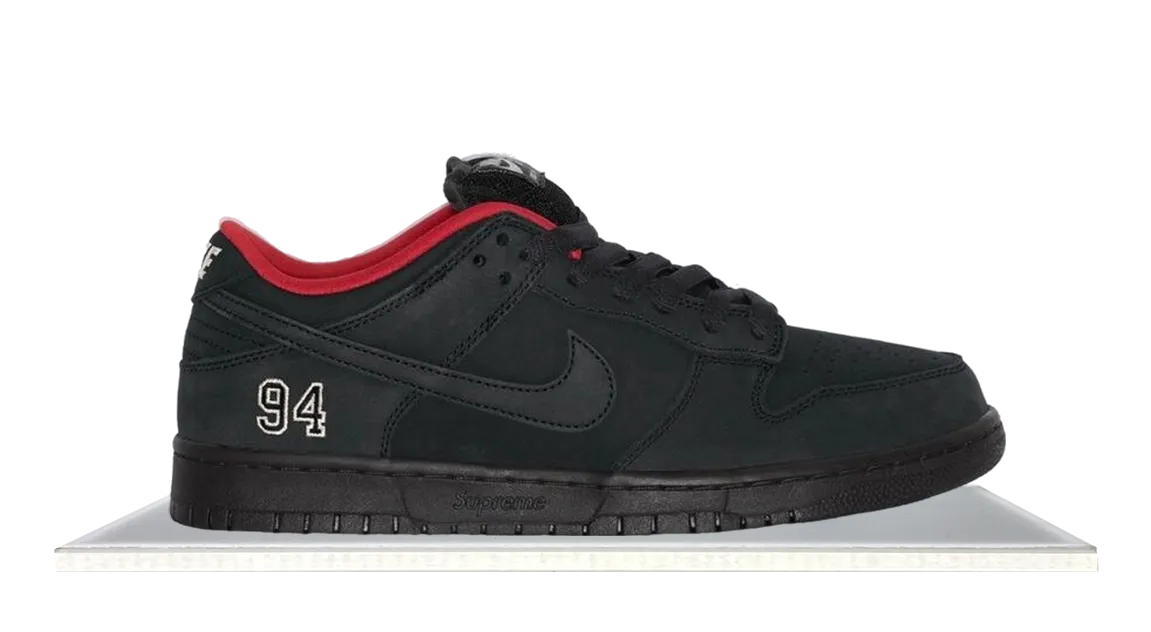 Low Maintenance SB Dunk Low Supreme 94 Black (2025)