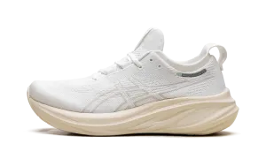 Comfortable Fitment Gel Nimbus 26 "White / Off White"