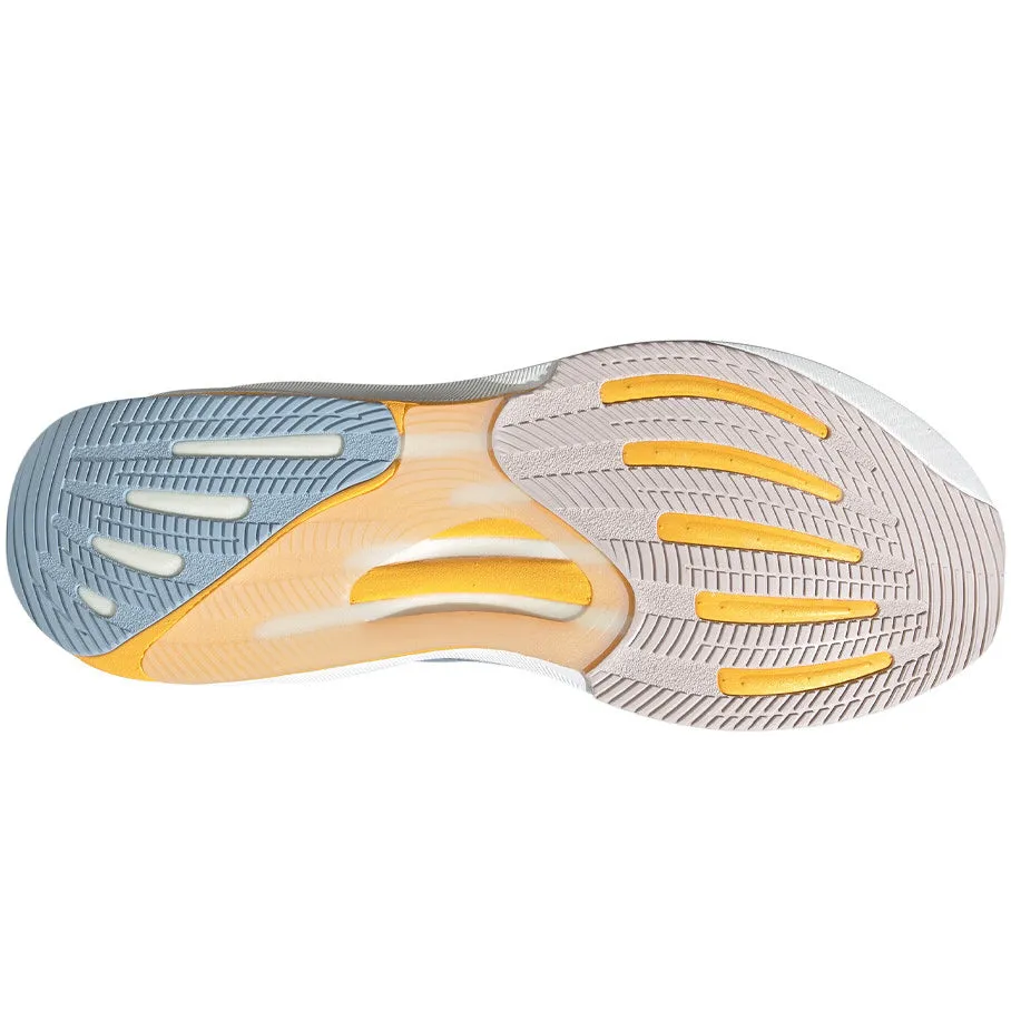 adidas Women's Supernova Rise Running Shoes Halo Blue / Zero Metalic / Wonder Blue Energy Guidance System Downhill control