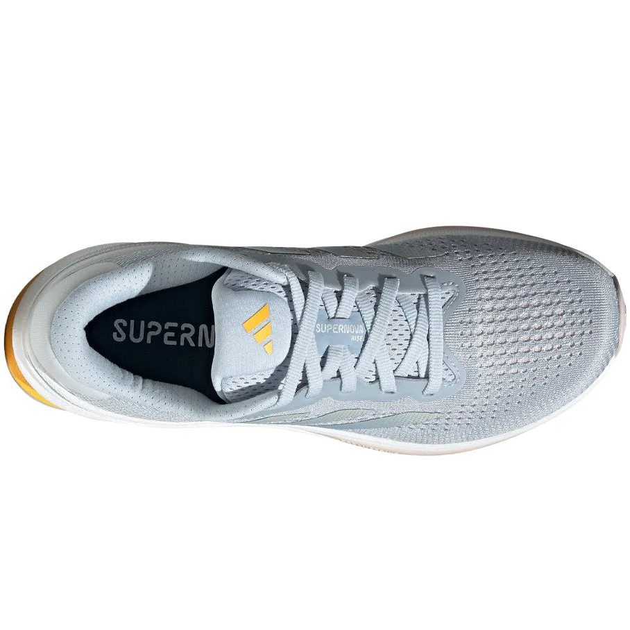adidas Women's Supernova Rise Running Shoes Halo Blue / Zero Metalic / Wonder Blue Lightweight Outsole