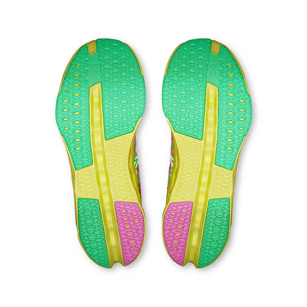 Thermoregulating Interior Women's Cloudsurfer Next Running Shoe - Pink/Limelight - Regular (B)