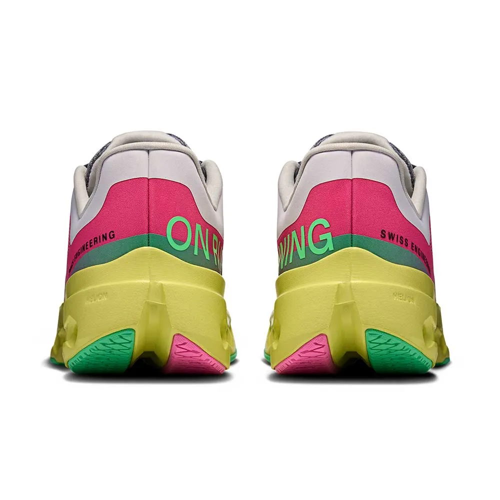 Women's Cloudsurfer Next Running Shoe - Pink/Limelight - Regular (B) one - size - fits - most shoes humid - climate running shoes