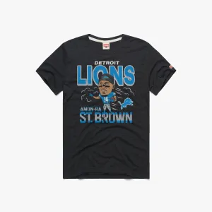 Detroit Lions Amon-Ra St. Brown Zip Up Personalized