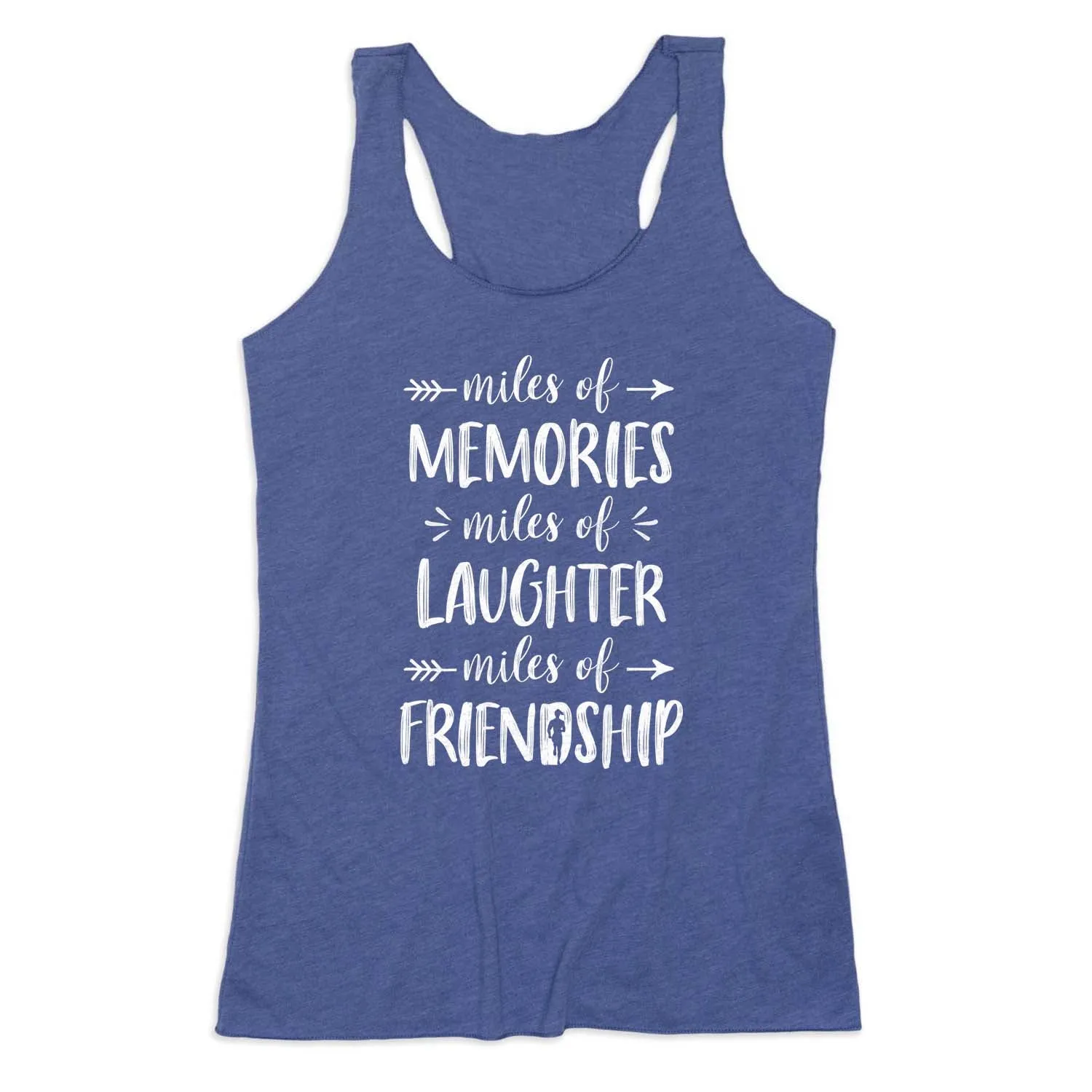 High Edge Durability Women's Everyday Tank Top - Miles of Friendship Mantra