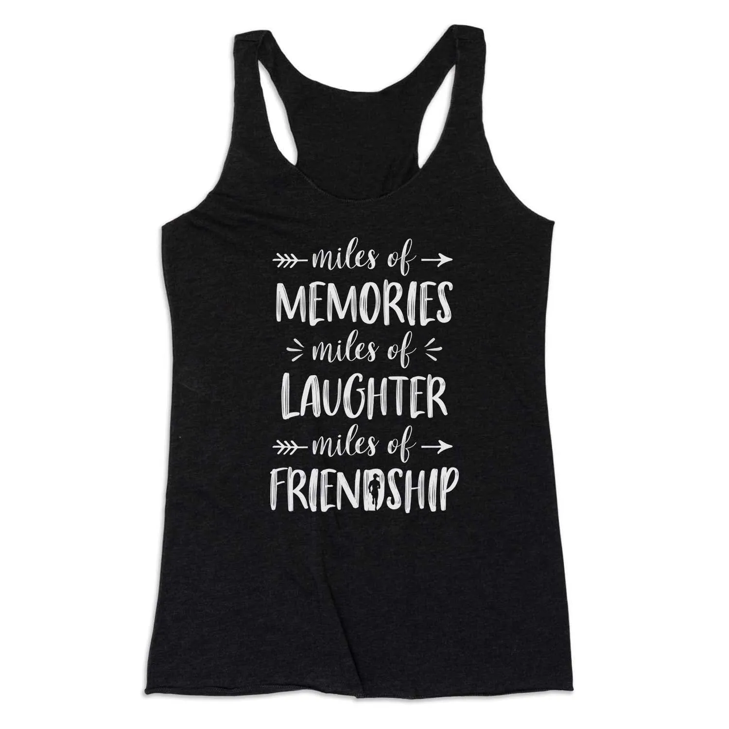 Air Cooling Zones Adjustable Cuffs Women's Everyday Tank Top - Miles of Friendship Mantra