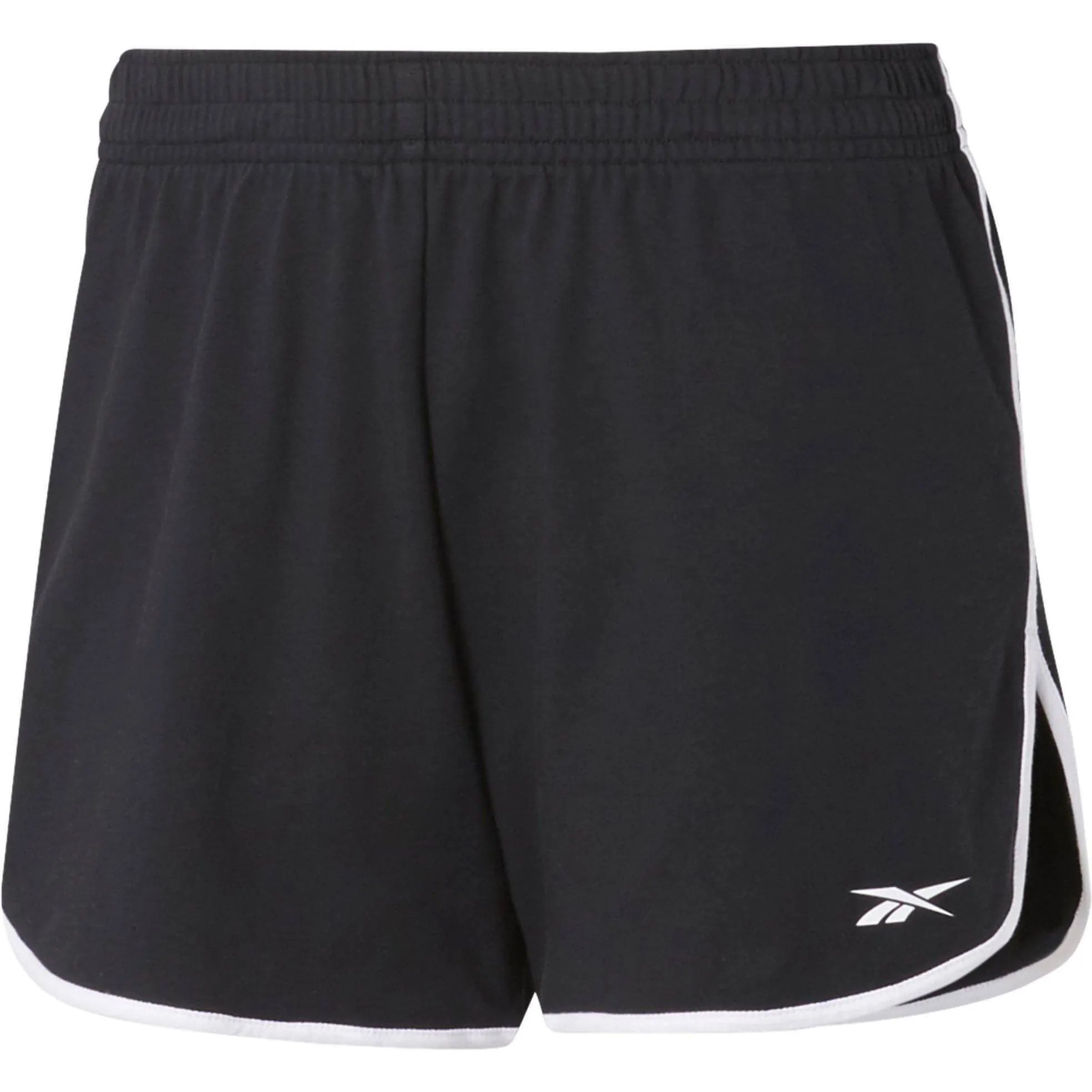 Reebok Meet You There Womens Training Shorts - Black Flexible Comfort Wear Sporty Vibe Wear