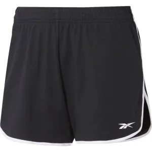 Reebok Meet You There Womens Training Shorts - Black Flexible Comfort Wear Sporty Vibe Wear
