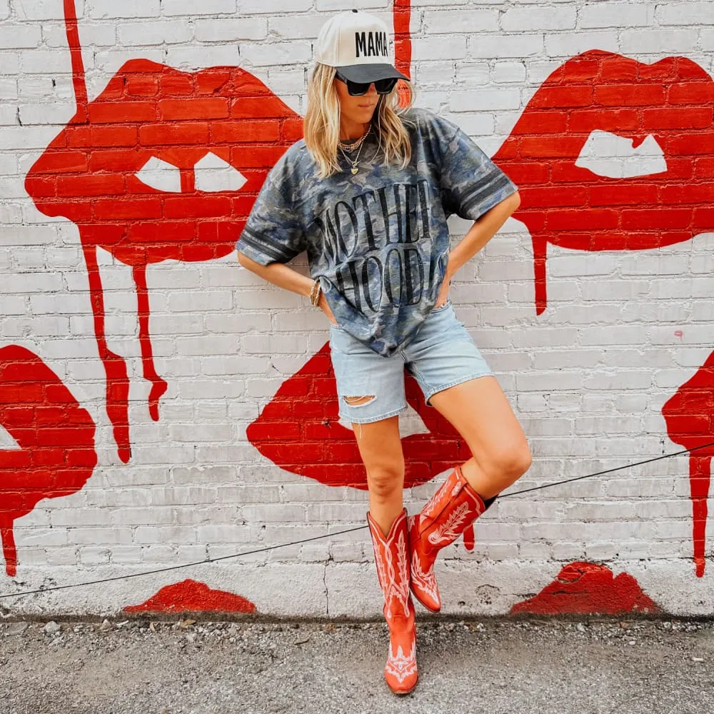 sporty wear AllDay Comfort Bold Motherhood Camo Jersey Tee