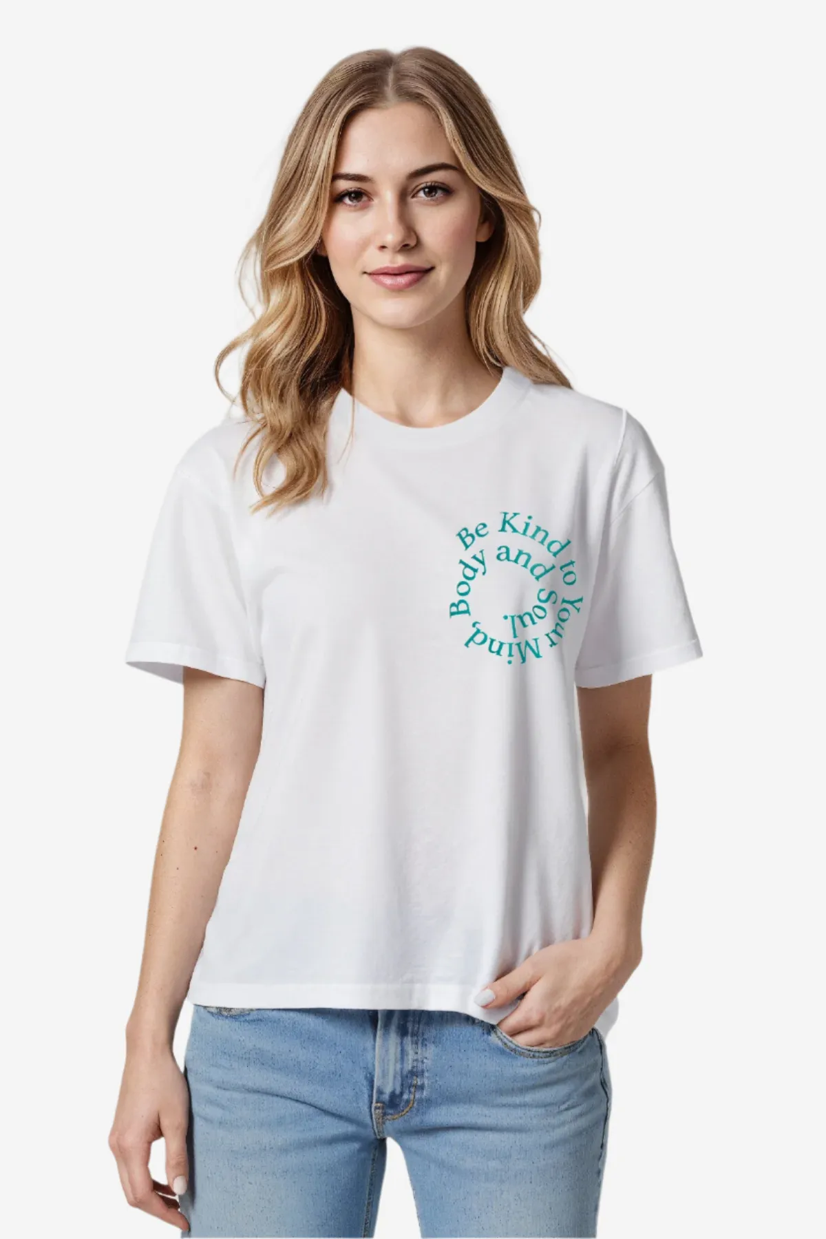 Be Kind Jamie Tee | Snow White Cozy and Comfortable