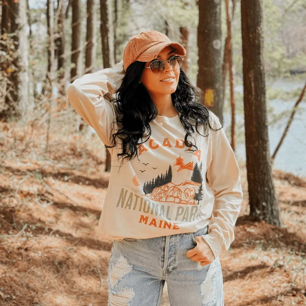 Acadia National Park Long Sleeve SeamlessSidePanels Casual Wear