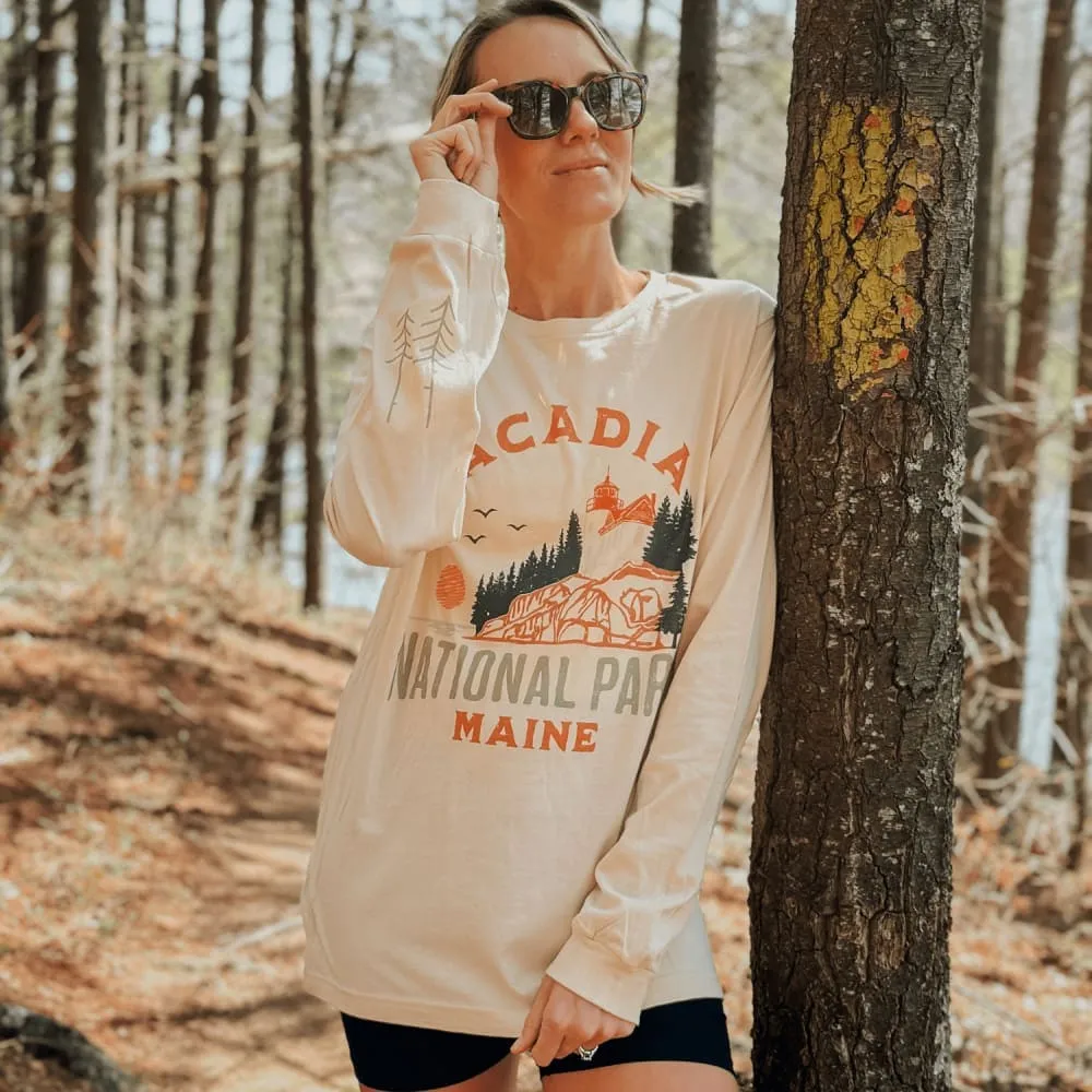 Acadia National Park Long Sleeve Oversized Fit