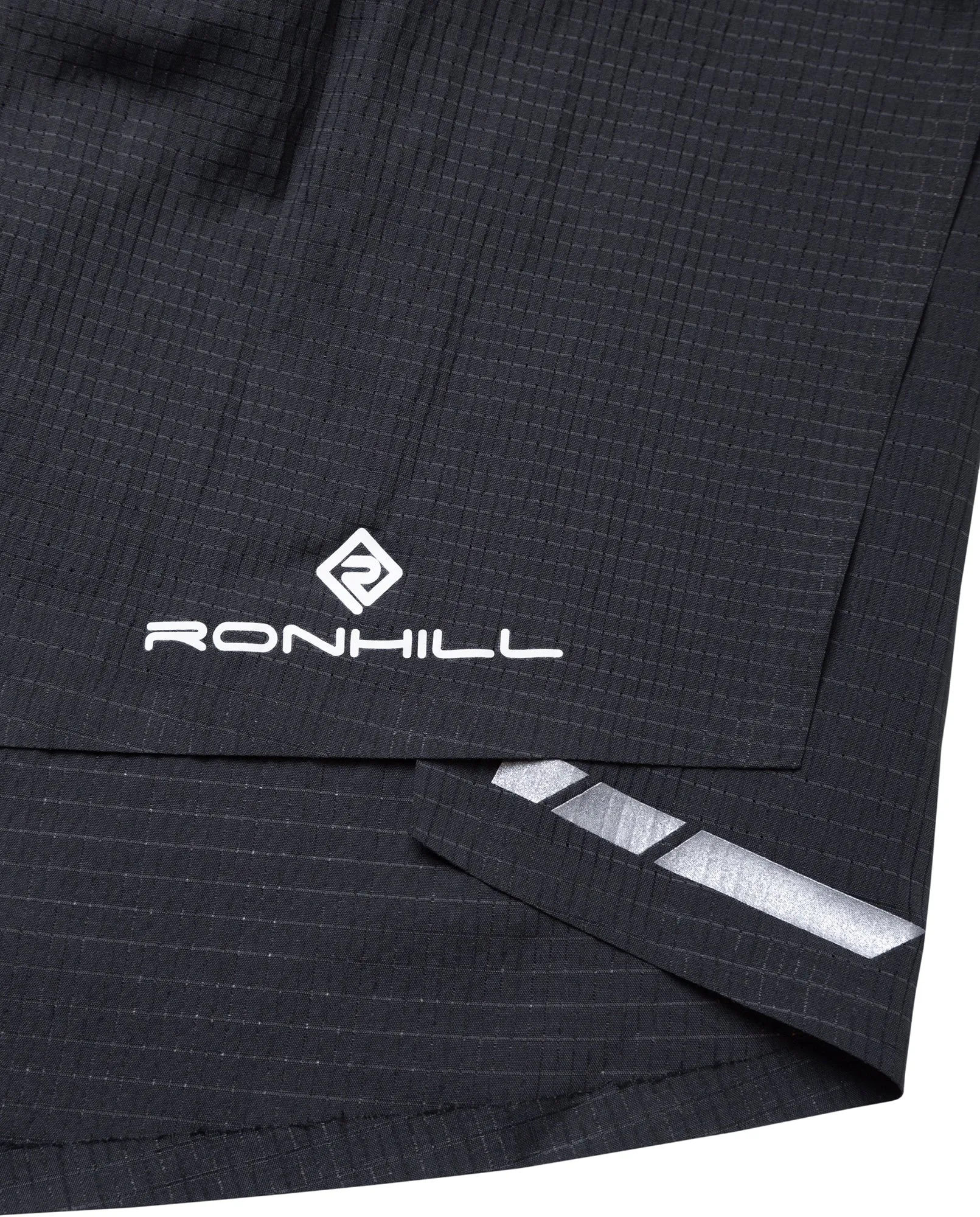 Ronhill Tech Race Womens Running Shorts - Black Striped Design first day of school