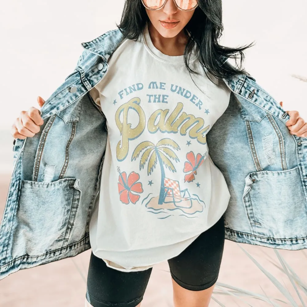 Elderly Comfort Under The Palms Tee