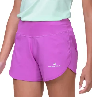 Ronhill Tech 4.5 Inch Womens Running Shorts - Pink Outdoor Layer