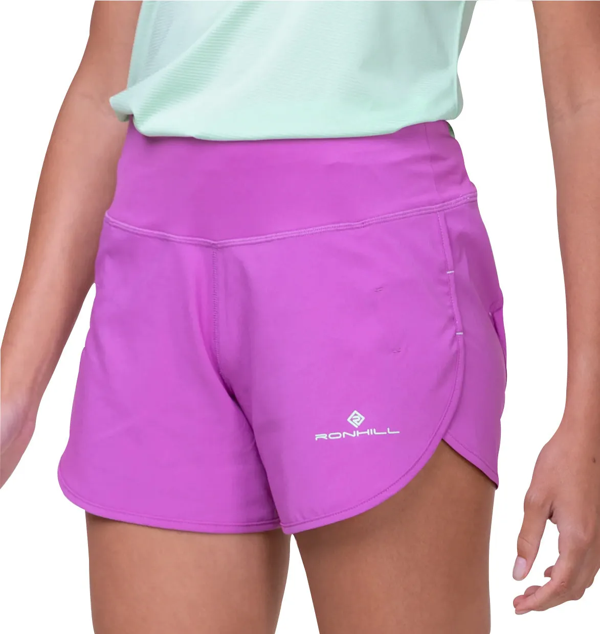 Ronhill Tech 4.5 Inch Womens Running Shorts - Pink Outdoor Layer