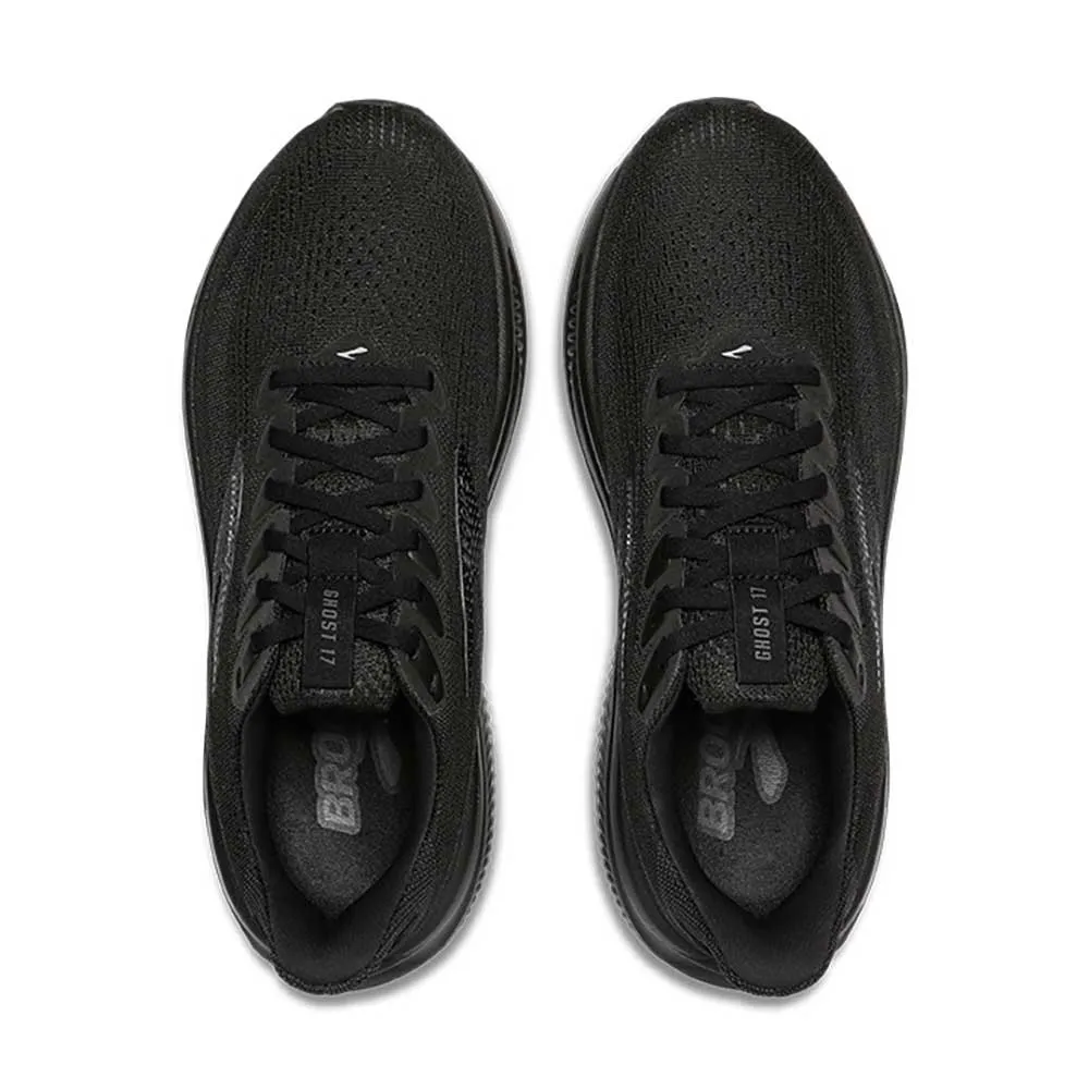 Women's Ghost 17 Running Shoe - Black/Black/Ebony - Extra Wide (2E) Cost - efficient