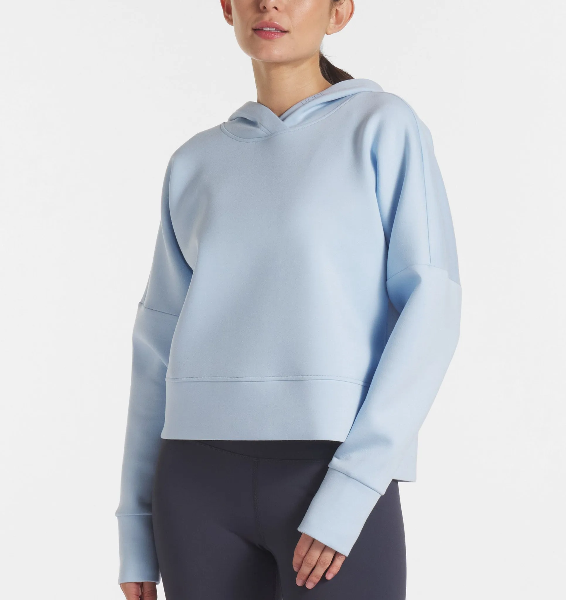 Women's LuxBreak Oversized Hoodie (Sky Blue) Soft Flow