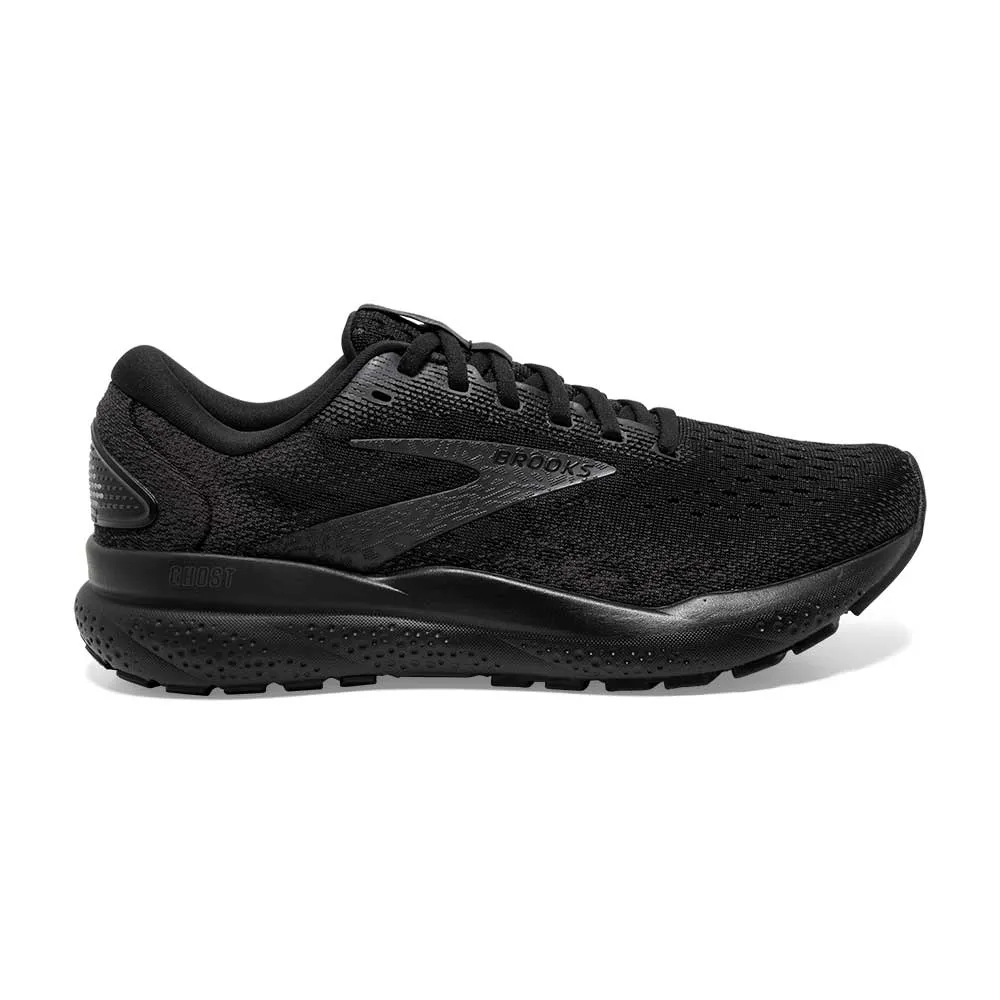 Hyper Responsive Bounce Women's Ghost 16 Running Shoe - Black/Black/Ebony - Regular (B)
