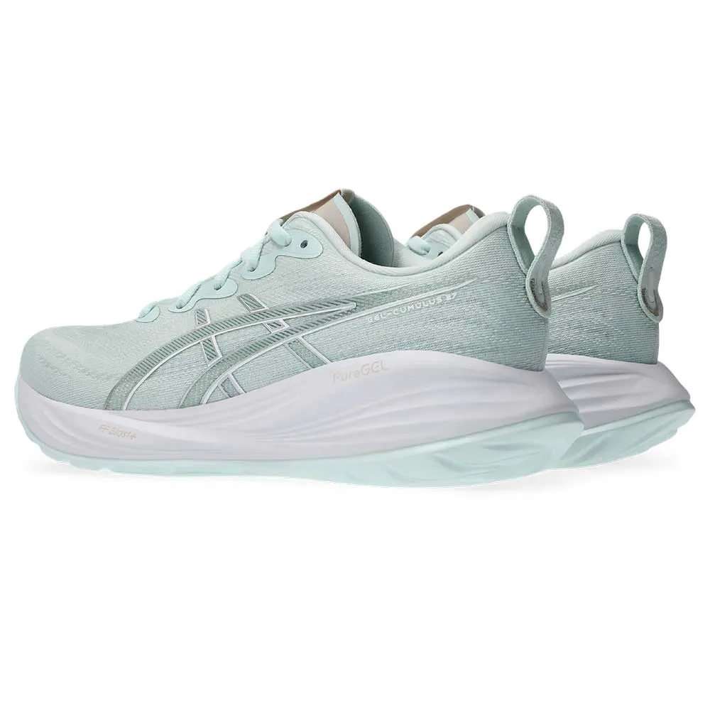 Air Mesh self - confidence Women's Gel-Cumulus 27 Running Shoe - Pure Aqua/White - Regular (B)