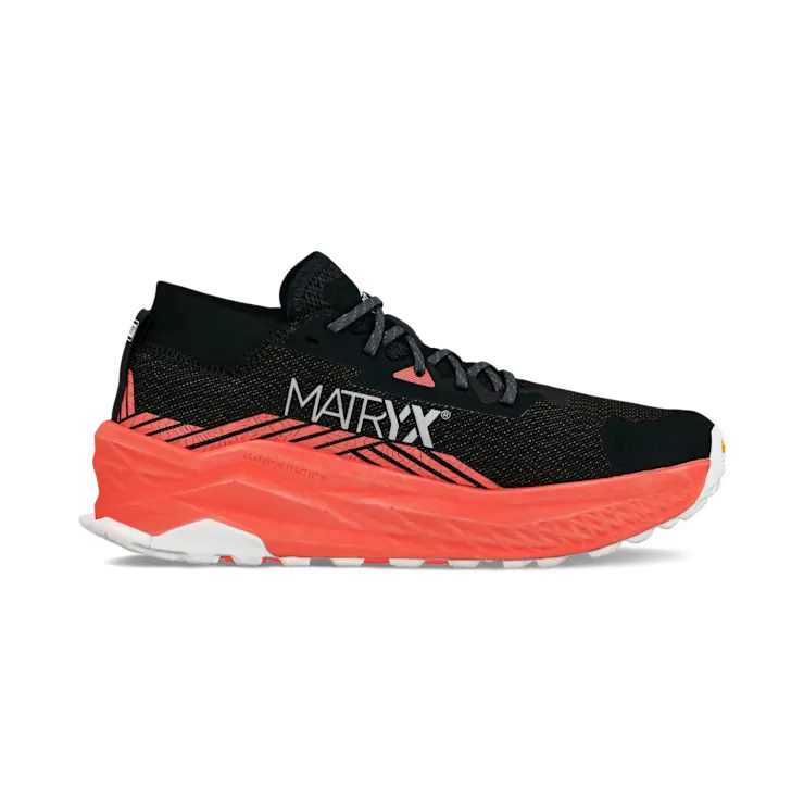 Women's Olympus 275 (602 - Coral/Black) fast trail running shoes ventilation channels