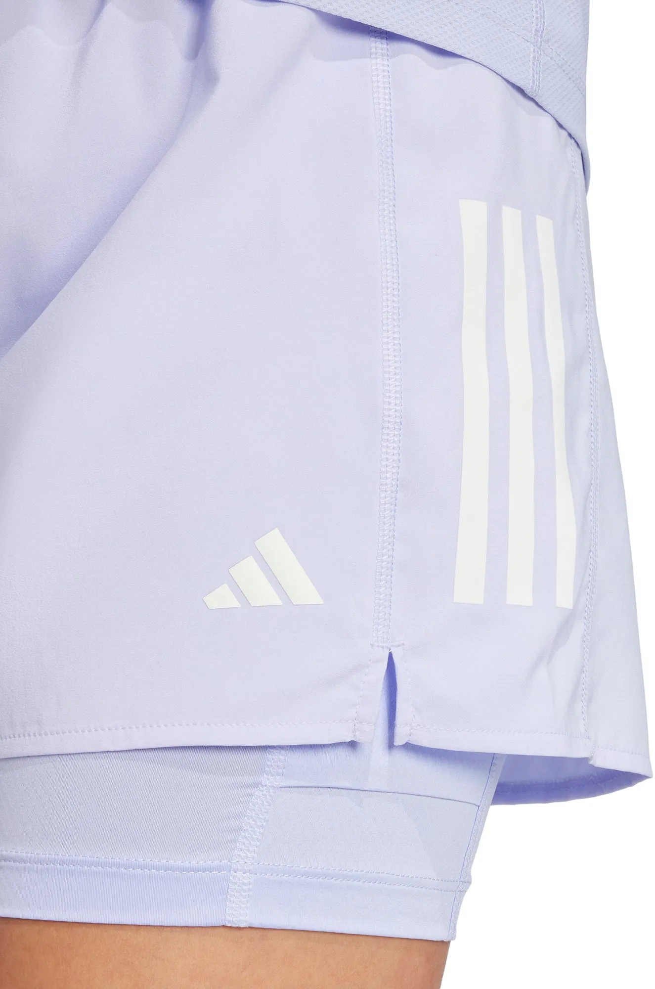 City Mood Limited Edition adidas Own The Run ClimaCool 2 In 1 Womens Running Shorts - Purple