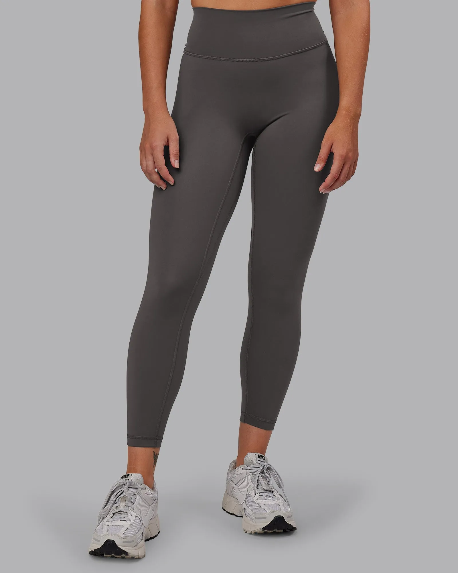 Fusion Ultra High-Rise 7/8 Legging - Dark Storm Maternity Wear Mesh Panel Slim Stretch