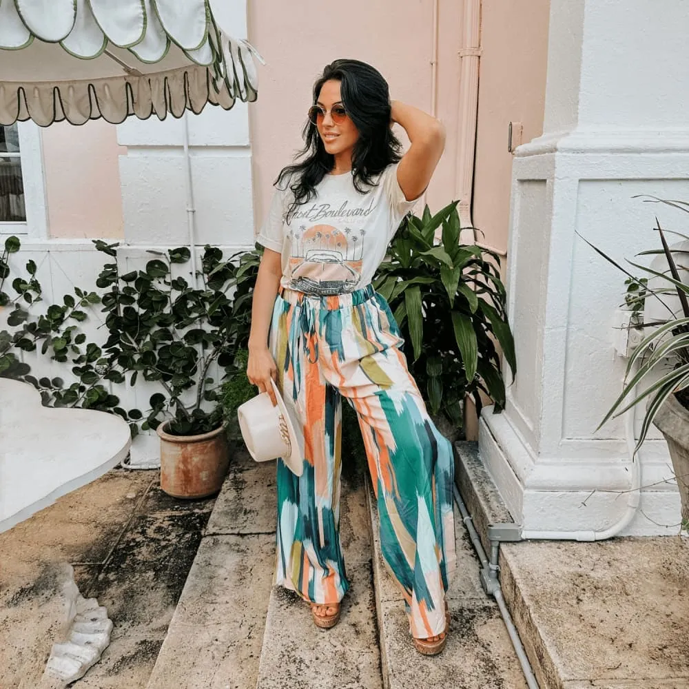 Active Essentials casual outing Sunset Boulevard Tee