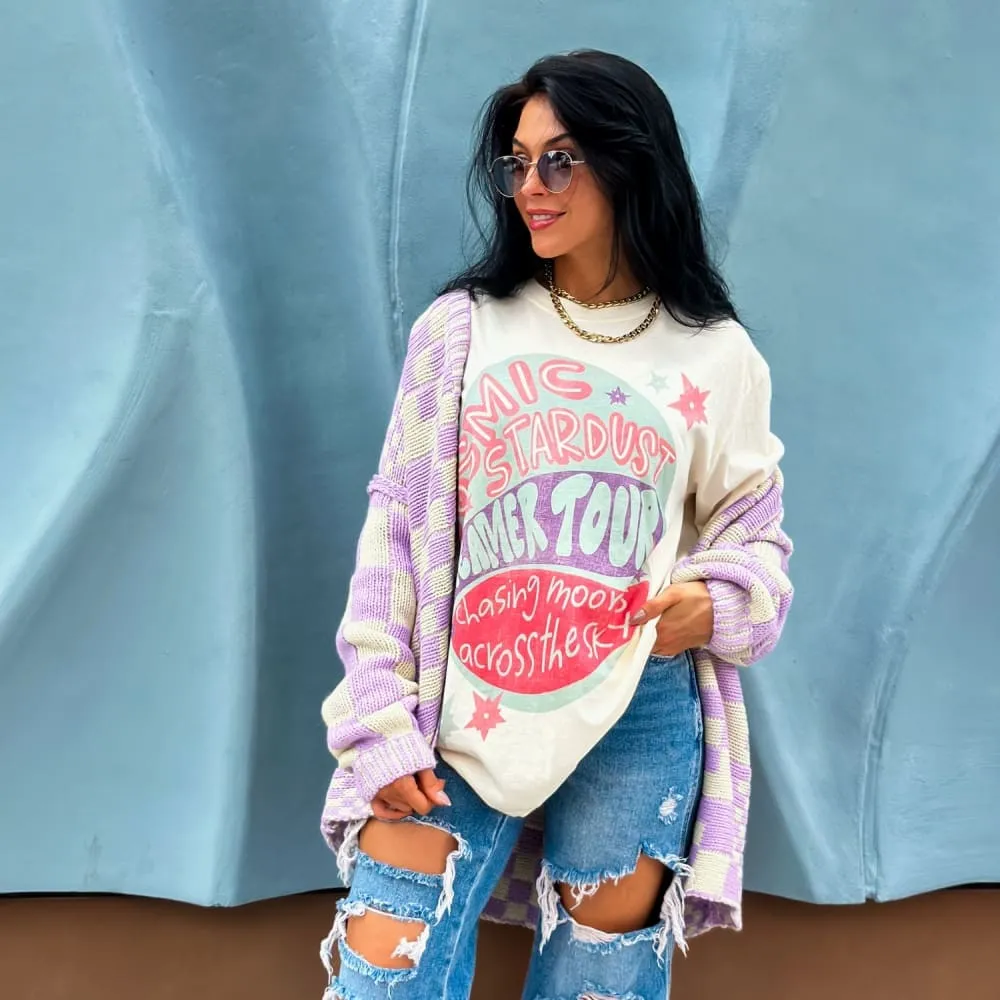 Functional Side Gussets Cosmic Stardust Tee